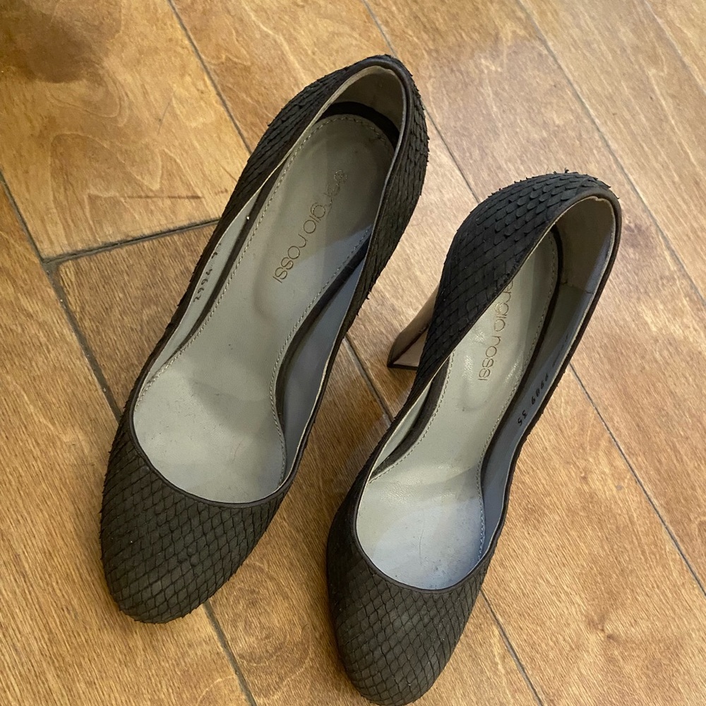 SERGIO ROSSI HEELS size 5